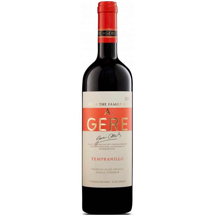 Gere Tempranillo, vin rouge de Attila Gere