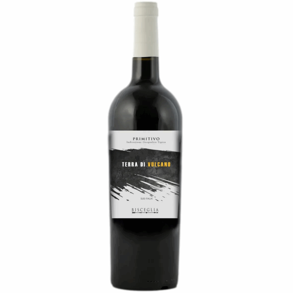 Bisceglia Primitivo Terra di Vulcano Bisceglia Primitivo, vin rouge italien