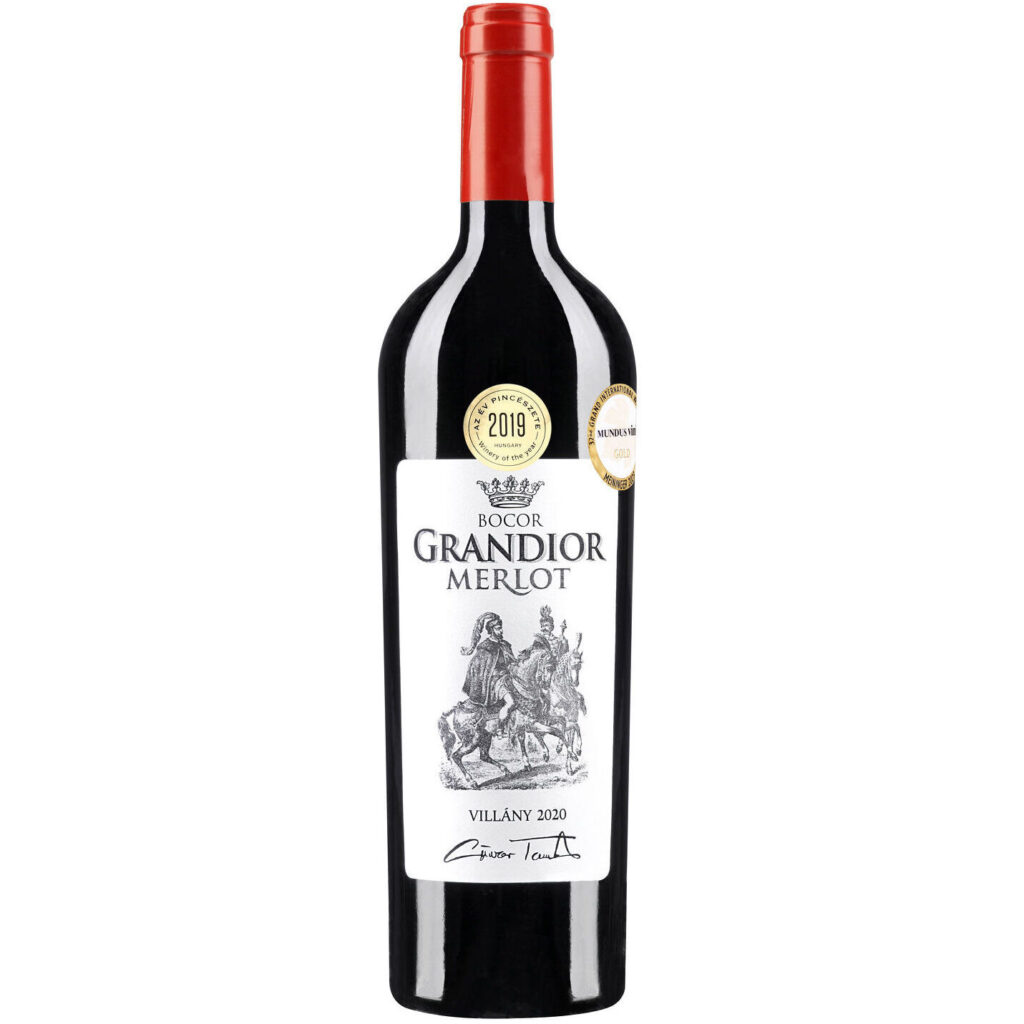 Bocor Grandior Merlot Günzer Tamas, Villany Rotwein