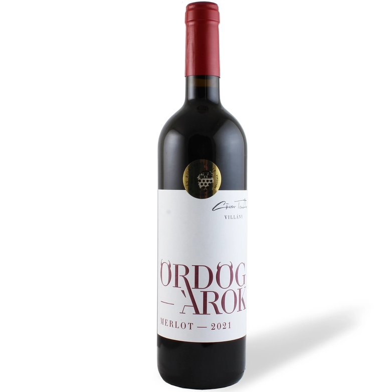Merlot Ördögárok Günzer Tamas, vin rouge de Villany