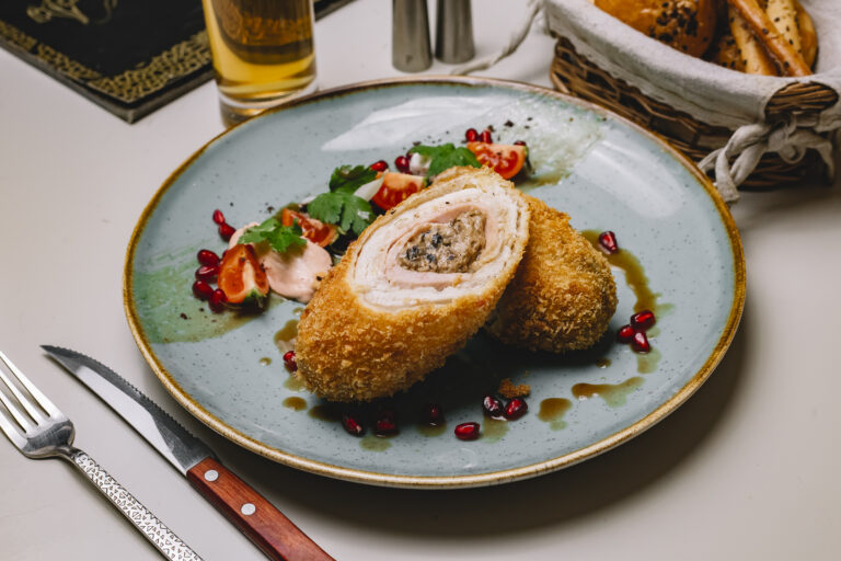 Cordon Bleu und Wein